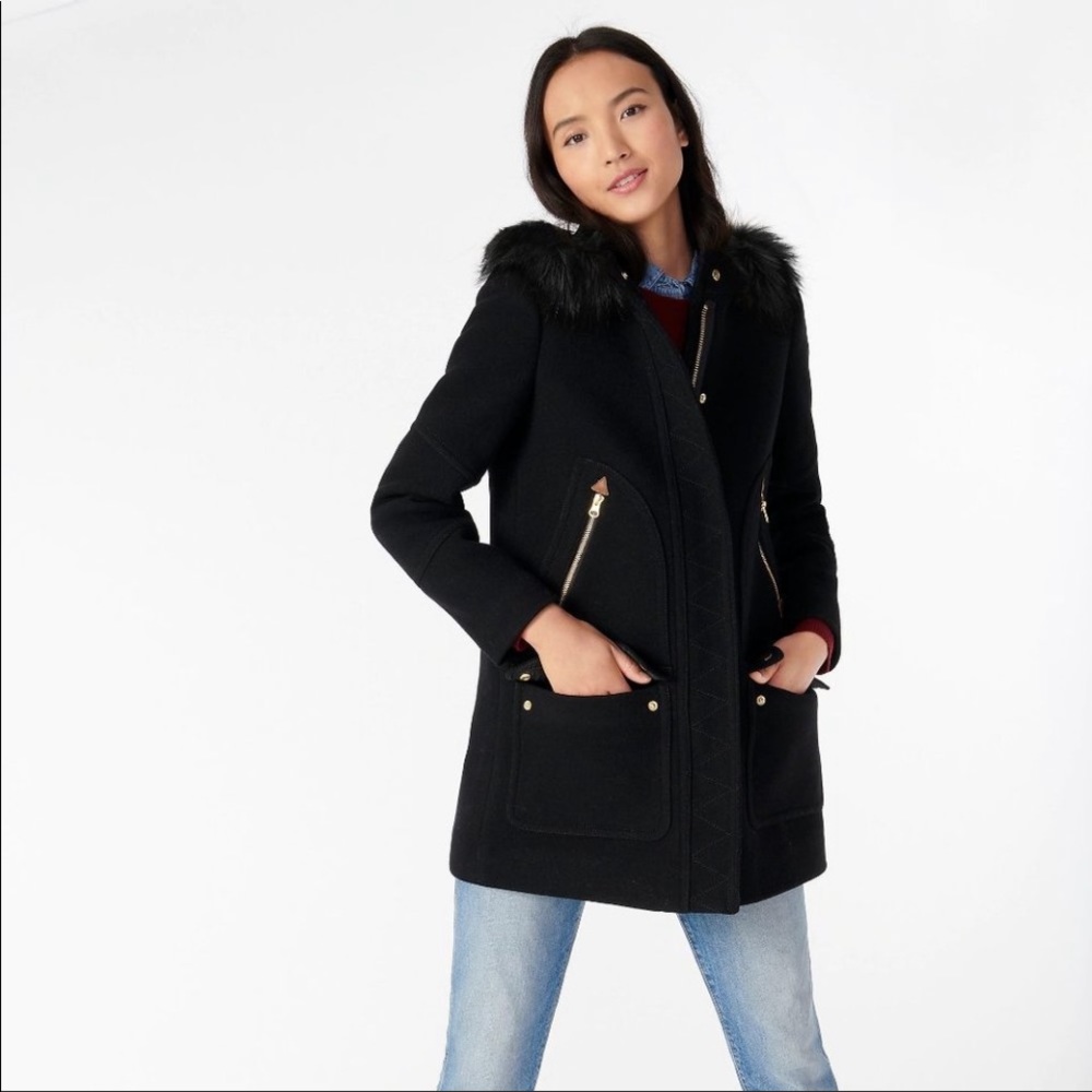 NWT J. Crew Chateau Parka - sz 0